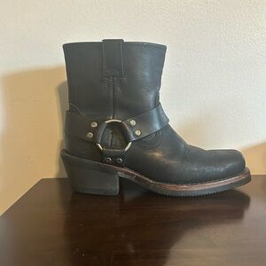 Harley Davidson Laredo Leather Biker Boots 84355